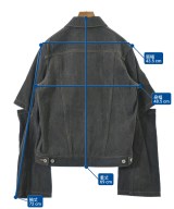 G.V.G.V.（ジーブイジーブイ）デニムジャケット 黒 サイズ:F レディース/2200666310026