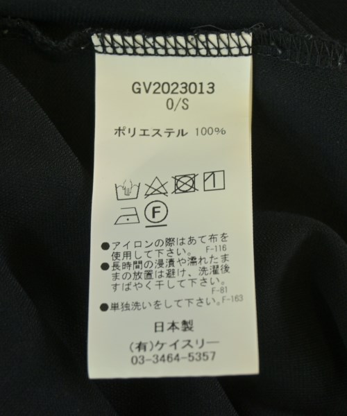 G.V.G.V.（ジーブイジーブイ）Tシャツ・カットソー 黒 サイズ:F レディース/2200722042069