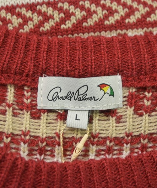 Arnold Palmer（アーノルドパーマー）ニット・セーター 赤 サイズ:L メンズ/2200660318011