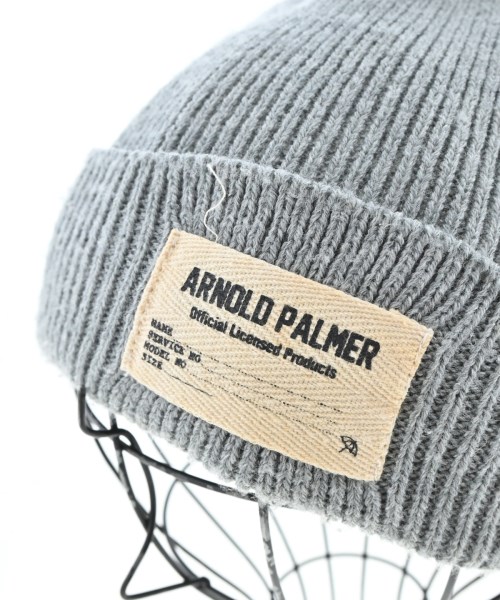 Arnold Palmer（アーノルドパーマー）ニットキャップ・ビーニー グレー サイズ:57-59cm レディース/2200646929064