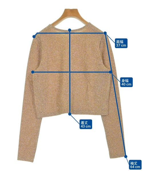 SALON（サロン）Tシャツ・カットソー ゴールド サイズ:F レディース/2200635025050