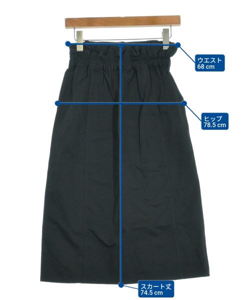 EARTH MUSIC&ECOLOGY（アースミュージックアンドエコロジー）ロング・マキシ丈スカート 黒 サイズ:F レディース/2200632329021