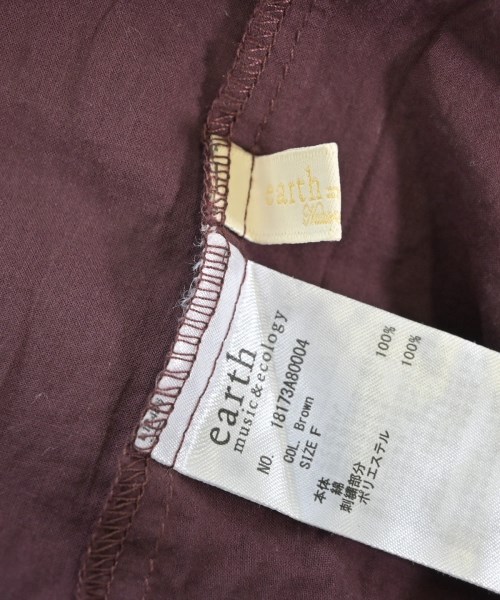 EARTH MUSIC&ECOLOGY（アースミュージックアンドエコロジー）ブラウス 赤 サイズ:F レディース/2200636902060