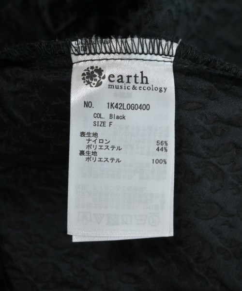 EARTH MUSIC&ECOLOGY（アースミュージックアンドエコロジー）ブラウス 黒 サイズ:F レディース/2200622154084