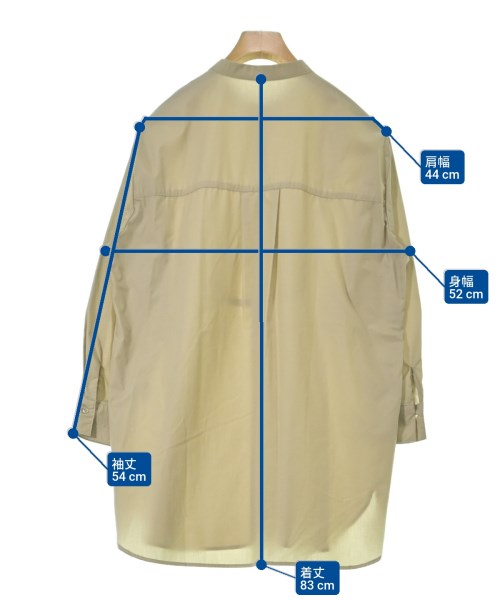 EARTH MUSIC&ECOLOGY（アースミュージックアンドエコロジー）カジュアルシャツ ベージュ サイズ:F レディース/2200632357093