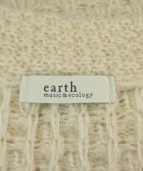 EARTH MUSIC&ECOLOGY（アースミュージックアンドエコロジー）カーディガン 白 サイズ:F レディース/2200635613011