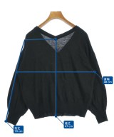 EARTH MUSIC&ECOLOGY（アースミュージックアンドエコロジー）カーディガン 黒 サイズ:F レディース/2200625407071