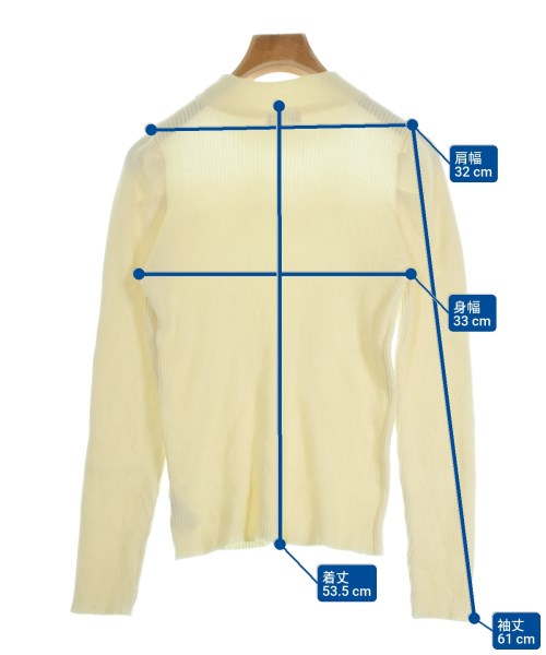EARTH MUSIC&ECOLOGY（アースミュージックアンドエコロジー）ニット・セーター 白 サイズ:F レディース/2200625407088
