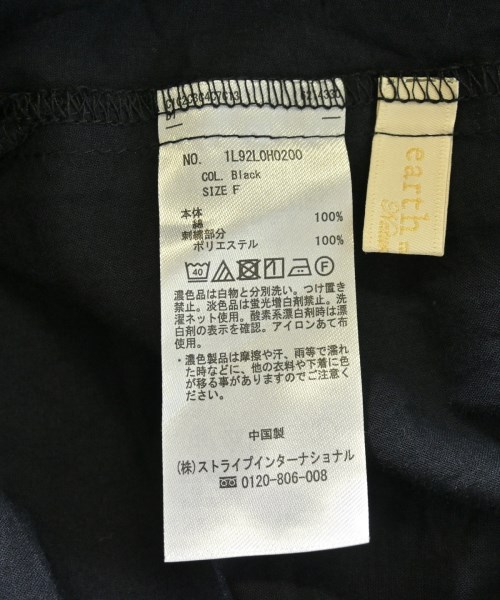 EARTH MUSIC&ECOLOGY（アースミュージックアンドエコロジー）ワンピース 黒 サイズ:F レディース/2200625265152