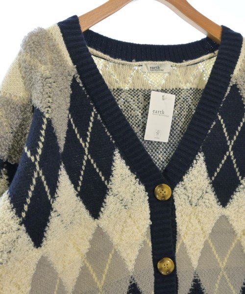 EARTH MUSIC&ECOLOGY（アースミュージックアンドエコロジー）カーディガン 紺 サイズ:F レディース/2200617098065