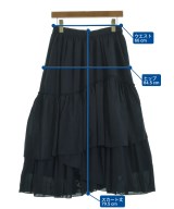 EARTH MUSIC&ECOLOGY（アースミュージックアンドエコロジー）ロング・マキシ丈スカート 紺 サイズ:F レディース/2200616395073