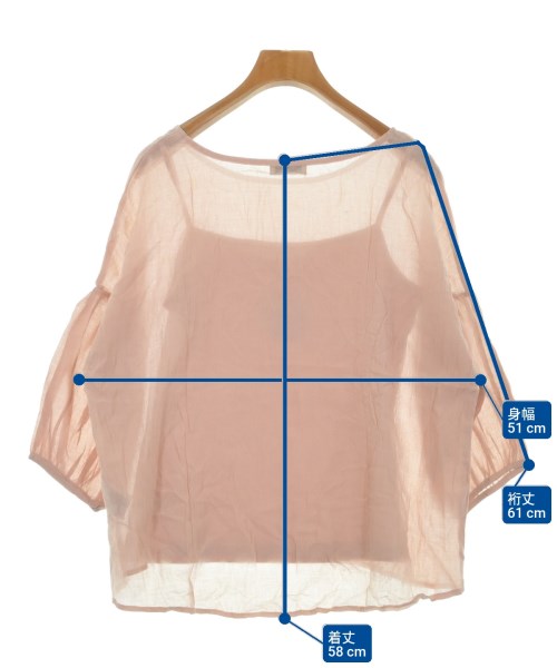 EARTH MUSIC&ECOLOGY（アースミュージックアンドエコロジー）ブラウス ピンク サイズ:F レディース/2200631573067