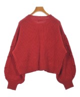 EARTH MUSIC&ECOLOGY（アースミュージックアンドエコロジー）カーディガン 赤 サイズ:F レディース/2200618651184