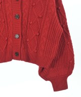 EARTH MUSIC&ECOLOGY（アースミュージックアンドエコロジー）カーディガン 赤 サイズ:F レディース/2200618651184