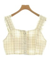 EARTH MUSIC&ECOLOGY（アースミュージックアンドエコロジー）ベスト 白 サイズ:F レディース/2200616842065