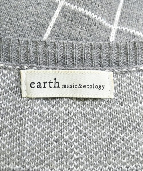 EARTH MUSIC&ECOLOGY（アースミュージックアンドエコロジー）ニット・セーター グレー サイズ:F レディース/2200634348112