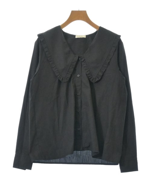 EARTH MUSIC&ECOLOGY(アースミュージックアンドエコロジー)ブラウス 黒 サイズ:F/2200675702058