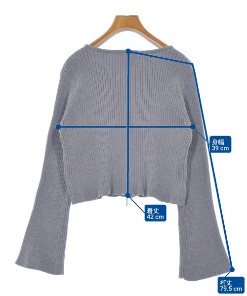 EARTH MUSIC&ECOLOGY（アースミュージックアンドエコロジー）カーディガン グレー サイズ:F レディース/2200678095140