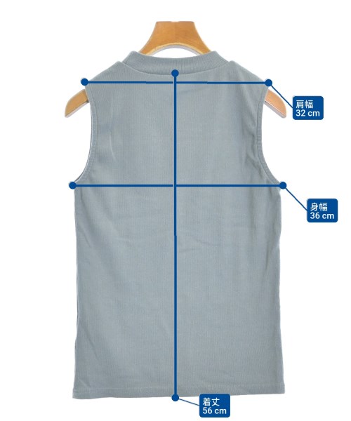 EARTH MUSIC&ECOLOGY（アースミュージックアンドエコロジー）タンクトップ 青 サイズ:M レディース/2200675423052