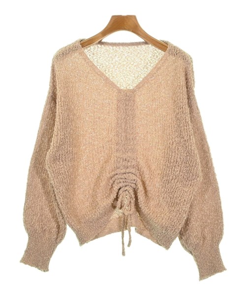 EARTH MUSIC&ECOLOGY(アースミュージックアンドエコロジー)ニット・セーター ピンク サイズ:F/2200674512023