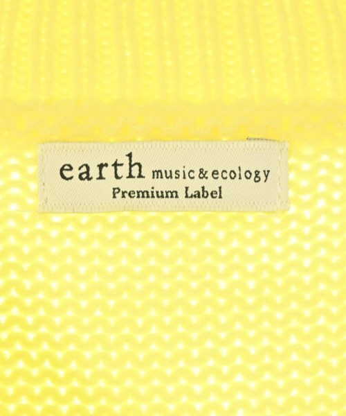 EARTH MUSIC&ECOLOGY（アースミュージックアンドエコロジー）カーディガン 黄 サイズ:F レディース/2200691285092