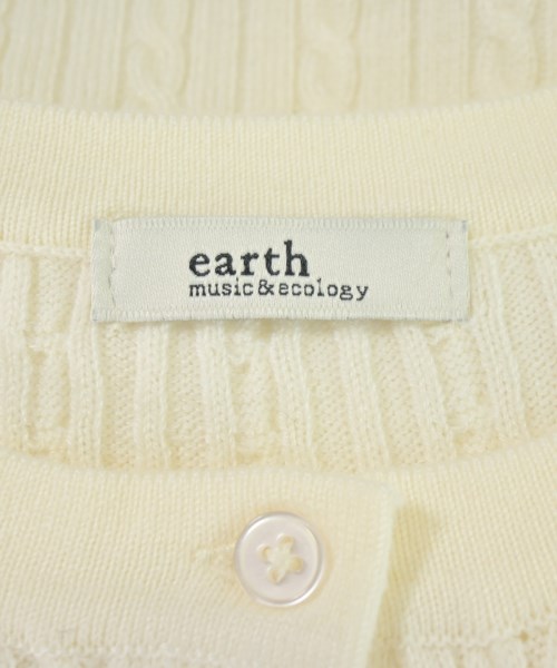 EARTH MUSIC&ECOLOGY（アースミュージックアンドエコロジー）カーディガン 白 サイズ:F レディース/2200697964090