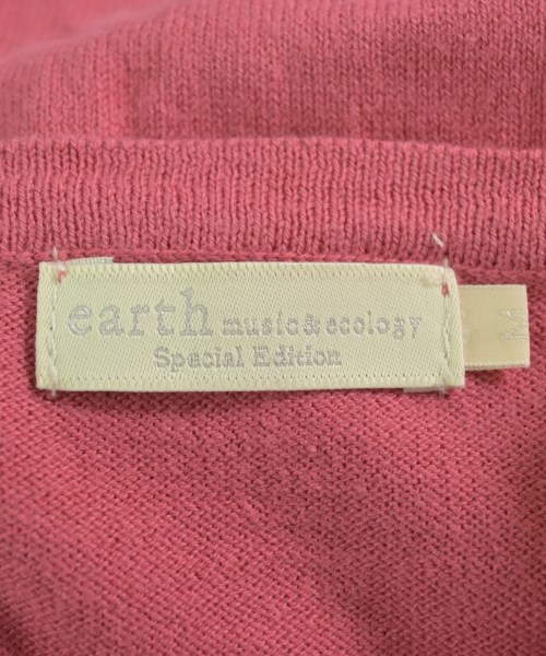 EARTH MUSIC&ECOLOGY（アースミュージックアンドエコロジー）カーディガン ピンク サイズ:M レディース/2200650918030