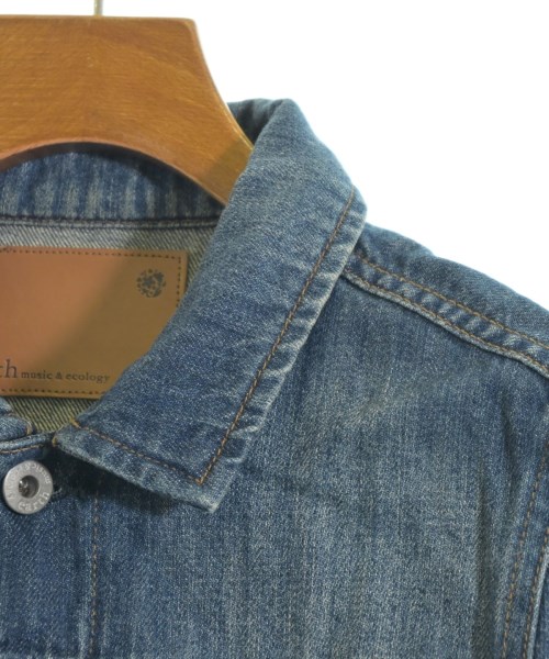 EARTH MUSIC&ECOLOGY（アースミュージックアンドエコロジー）デニムジャケット 紺 サイズ:S レディース/2200651440042