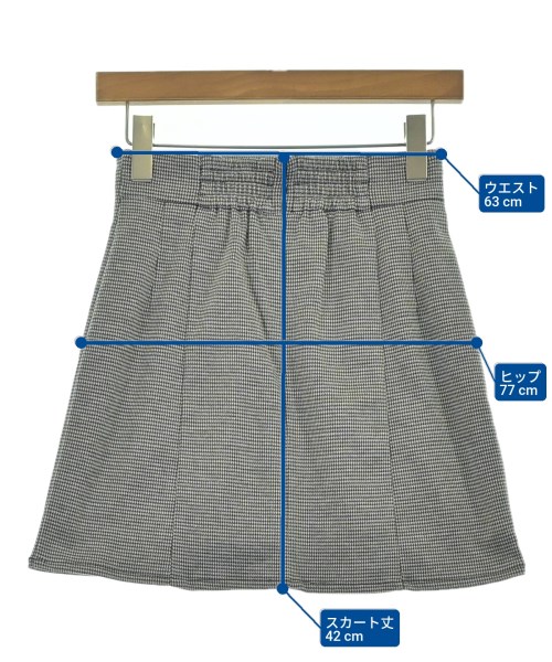 EARTH MUSIC&ECOLOGY（アースミュージックアンドエコロジー）ミニスカート 黒 サイズ:S レディース/2200655543022