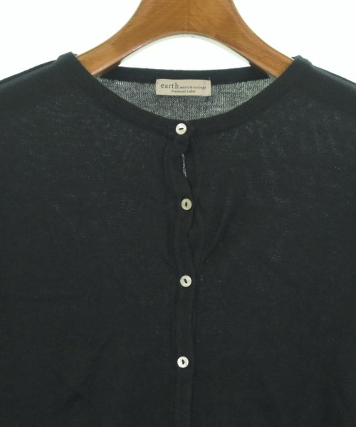 EARTH MUSIC&ECOLOGY（アースミュージックアンドエコロジー）カーディガン 黒 サイズ:F レディース/2200661357095