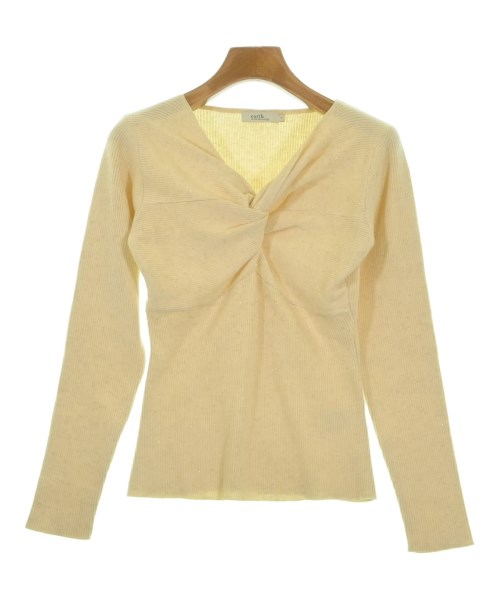 EARTH MUSIC&ECOLOGY(アースミュージックアンドエコロジー)ニット・セーター 黄 サイズ:S/2200654467015