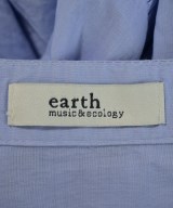 EARTH MUSIC&ECOLOGY（アースミュージックアンドエコロジー）シャツワンピース 青 サイズ:F レディース/2200707667072