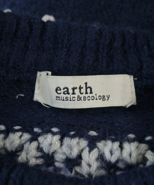 EARTH MUSIC&ECOLOGY（アースミュージックアンドエコロジー）ニット・セーター 紺 サイズ:F レディース/2200707667089