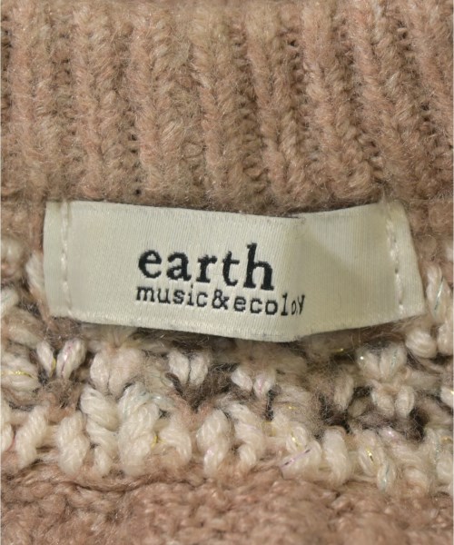 EARTH MUSIC&ECOLOGY（アースミュージックアンドエコロジー）ニット・セーター ベージュ サイズ:F レディース/2200712620017