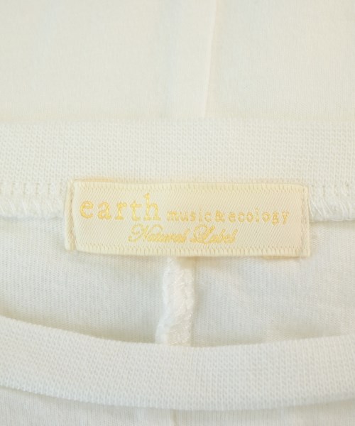 EARTH MUSIC&ECOLOGY（アースミュージックアンドエコロジー）Tシャツ・カットソー 白 サイズ:F レディース/2200713963045