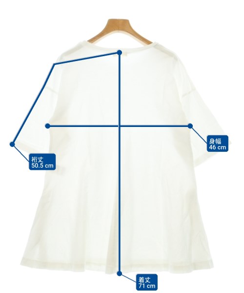 EARTH MUSIC&ECOLOGY（アースミュージックアンドエコロジー）Tシャツ・カットソー 白 サイズ:F レディース/2200713963045