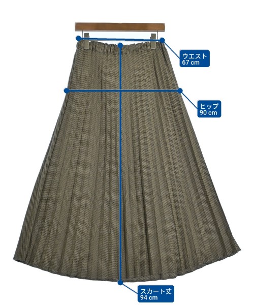 EARTH MUSIC&ECOLOGY（アースミュージックアンドエコロジー）ロング・マキシ丈スカート 茶 サイズ:F レディース/2200629439030