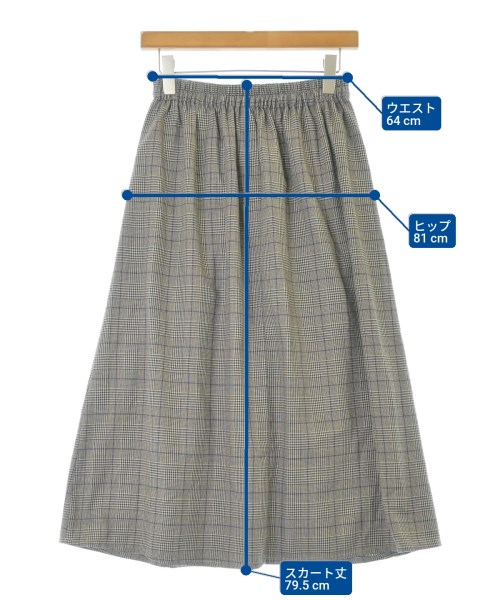 EARTH MUSIC&ECOLOGY（アースミュージックアンドエコロジー）ロング・マキシ丈スカート ベージュ サイズ:F レディース/2200637136044