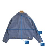 EARTH MUSIC&ECOLOGY（アースミュージックアンドエコロジー）カバーオール 青 サイズ:F レディース/2200646174020