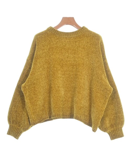 EARTH MUSIC&ECOLOGY(アースミュージックアンドエコロジー)ニット・セーター 黄 サイズ:F/2200646552026