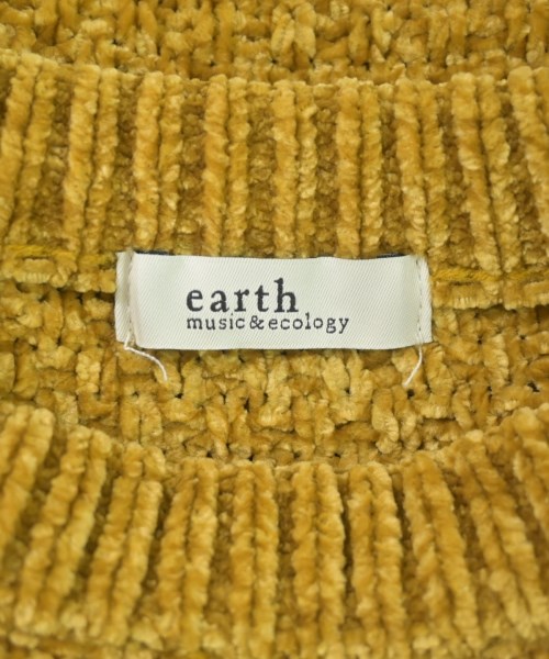 EARTH MUSIC&ECOLOGY（アースミュージックアンドエコロジー）ニット・セーター 黄 サイズ:F レディース/2200646552026