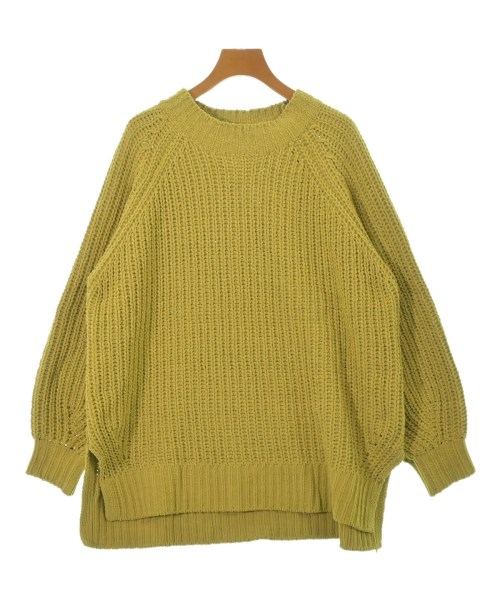 EARTH MUSIC&ECOLOGY(アースミュージックアンドエコロジー)ニット・セーター 黄 サイズ:F/2200644854030