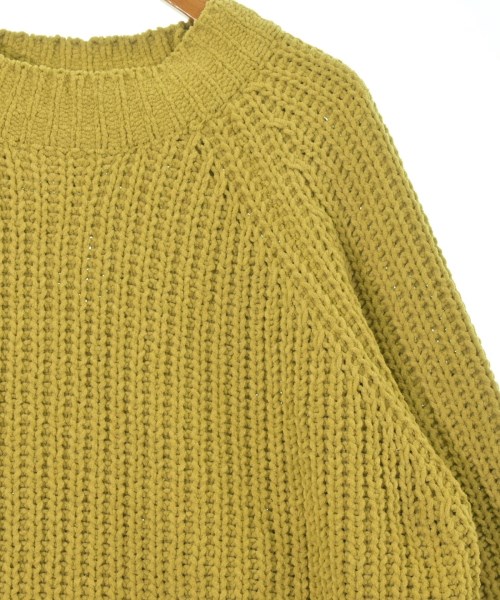 EARTH MUSIC&ECOLOGY（アースミュージックアンドエコロジー）ニット・セーター 黄 サイズ:F レディース/2200644854030
