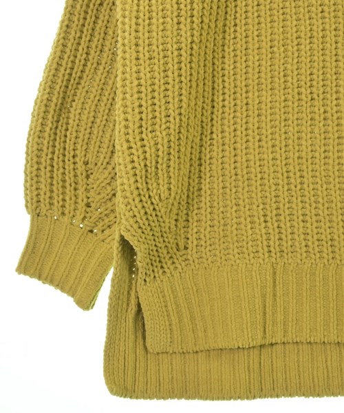 EARTH MUSIC&ECOLOGY（アースミュージックアンドエコロジー）ニット・セーター 黄 サイズ:F レディース/2200644854030