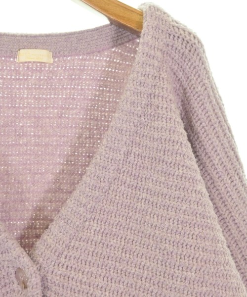 EARTH MUSIC&ECOLOGY（アースミュージックアンドエコロジー）カーディガン 紫 サイズ:F レディース/2200652757026