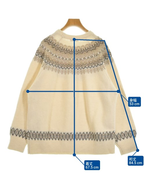 EARTH MUSIC&ECOLOGY（アースミュージックアンドエコロジー）ニット・セーター 白 サイズ:F レディース/2200648737018