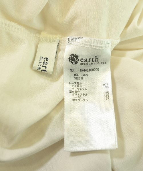 EARTH MUSIC&ECOLOGY（アースミュージックアンドエコロジー）Tシャツ・カットソー 白 サイズ:M レディース/2200650352025