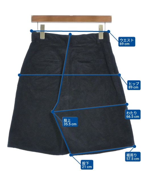 EARTH MUSIC&ECOLOGY（アースミュージックアンドエコロジー）ショートパンツ 紺 サイズ:M レディース/2200661251102