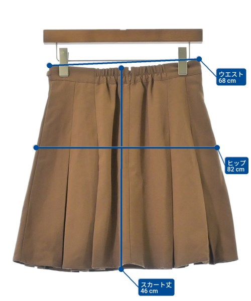 EARTH MUSIC&ECOLOGY（アースミュージックアンドエコロジー）ミニスカート 茶 サイズ:M レディース/2200661251119