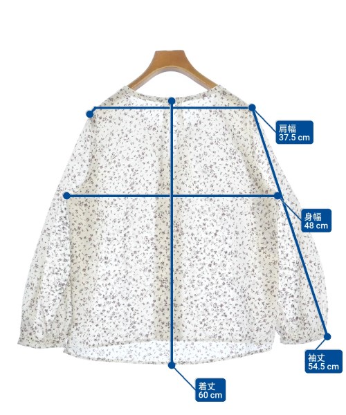 EARTH MUSIC&ECOLOGY（アースミュージックアンドエコロジー）ブラウス 白 サイズ:F レディース/2200661267011